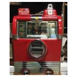 VINTAGE METAL 1 CENT TABLE TOP 3-REEL SLOT MACHINE VINTAGE METAL 1 CENT TABLE TOP 3-REEL SLOT MACHINE