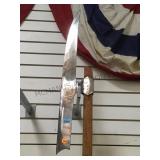 LARGE METAL AND WOODEN BROADAXE 80' LONG LARGE METAL AND WOODEN BROADAXE 80' LONG
