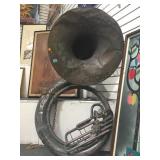 VINTAGE TUBA WITH MOUTHPIECE - MISSING SOME KEYS VINTAGE TUBA WITH MOUTHPIECE - MISSING SOME KEYS