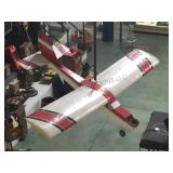 RED AND WHITE BALSA WOOD AIRPLANE NO MOTOR RED AND WHITE BALSA WOOD AIRPLANE NO MOTOR