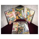 5 VINTAGE COMICS, 'BATMAN', 'SUPERMAN' & MORE 5 VINTAGE COMICS, 'BATMAN', 'SUPERMAN' & MORE