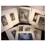 LOT OF VINTAGE / ANTIQUE PRINTS LOT OF VINTAGE / ANTIQUE PRINTS