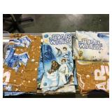 SET OF VINTAGE 1977 STAR WARS SHEETS & CURTAINS SET OF VINTAGE 1977 STAR WARS SHEETS & CURTAINS