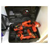 BLACK & DECKER CORDLESS TOOL SET, NO CHARGER BLACK & DECKER CORDLESS TOOL SET, NO CHARGER