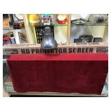 HD PROJECTOR SCREEN & VINTAGE LOUD SPEAKER HD PROJECTOR SCREEN & VINTAGE LOUD SPEAKER