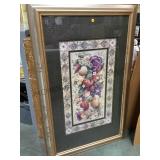 FRAMED & MATTED FRUIT PICTURE, 32X50 FRAMED & MATTED FRUIT PICTURE, 32X50