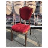 BANQUET CHAIRS RED AND TAN HIGH END 72 X MONEY BANQUET CHAIRS RED AND TAN HIGH END 72 X MONEY