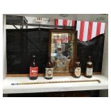 FRAMED 'OLYMPIA BEER MIRRORED ADVERTISEMENT FRAMED 'OLYMPIA BEER MIRRORED ADVERTISEMENT