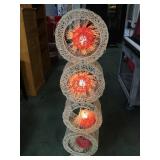 WEAVED WICKER FLOOR STANDING ART LAMP WEAVED WICKER FLOOR STANDING ART LAMP