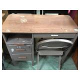 VINTAGE TOM THUMB DESK WITH CHAIR VINTAGE TOM THUMB DESK WITH CHAIR