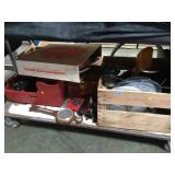 TABLE BOTTOM, VINTAGE TELEPHONES, LANTERN, TABLE BOTTOM, VINTAGE TELEPHONES, LANTERN,