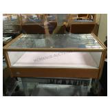 WOOD & GLASS DISPLAY CABINET WOOD & GLASS DISPLAY CABINET