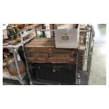 2 WOOD & 1 METAL TRUNK 2 WOOD & 1 METAL TRUNK