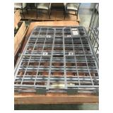 3 TEIRED ROLLING METAL FOLDING RACK 3 TEIRED ROLLING METAL FOLDING RACK