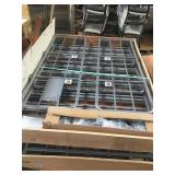 3 TEIRED ROLLING METAL FOLDING RACK 3 TEIRED ROLLING METAL FOLDING RACK