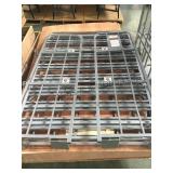 3 TEIRED ROLLING METAL FOLDING RACK 3 TEIRED ROLLING METAL FOLDING RACK