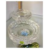 PAIR OF WATERFORD CRYSTAL ASHTRAYS