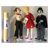 4 PIECE LOT, BLONDIE, DAGWOOD, CHARLIE CHAPLAN