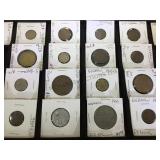TRAY OF FOREIGN COINAGE