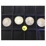 MORGAN SILVER DOLLARS, 4XMONEY