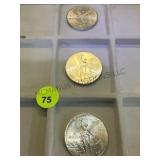 1982 SILVER MEXICAN LIBERTAD .999 (1 OZ) ,3XMONEY