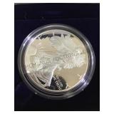 1996-P  SILVER AMERICAN EAGLE, W/COA, CASED