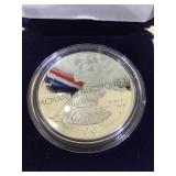 1997-S JACKIE ROBINSON  PROOF SILVER DOLLAR, W/COA