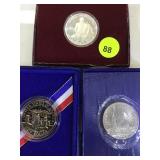 2-1986 HALF DOLLAR PROOFS & 1982 SILVER PROOF HALF