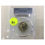 1952-D PCGS MS64 25 CENT PIECE