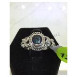 STERLING /MAGIC TOPAZ RING, SIZE 6.5