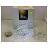 SWAROVSKI, LION, DOLPHINS & AIRPLANE, W/BOXES