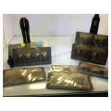 TRAY OF ANTIQUE WWI STEREOVIEW CARDS
