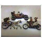 TRAY OF VINTAGE WALL DECOR