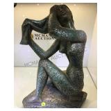 1964 SIGNED PLASTER STATUE OF WOMAN