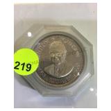 LYNDON B. JOHNSON 36TH PRESIDENT STERLING ROUND