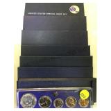 7 SETS 1966 U.S. SPECIAL MINT SETS 40% SILVER