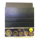 5 SETS 1966 U.S. SPECIAL MINT SETS 40%SILVER
