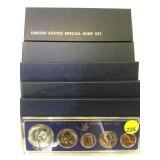 5 SETS  1966 U.S. SPECIALM MINT SETS 40% SILVER