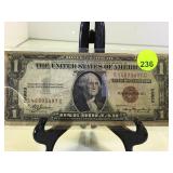 1935A $1 SILVER CERTIFICATE,  HAWAII NOTE
