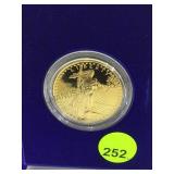 1986 $50 (IOZ) GOLD COIN