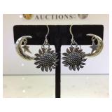 2 PAIRS OF STERLING EARRINGS