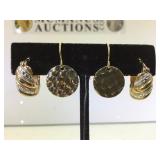 2 PAIRS OF STERLING EARRINGS