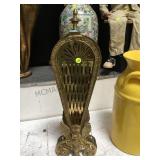 VINTAGE METAL FIREPLACE SCREEN