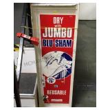 VINTAGE JUMBO BLUE-SHAM VENDING MACHINE 42" TALL