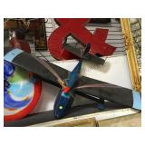 WOODEN AND PLASTIC RC AIRPLANE WITH MOTOR