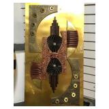 METAL ABSTRACT WALL HANGING 20x36