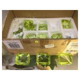 23 LARGE GREEN PERIDOT PAPERWEIGHTS