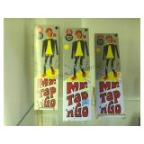 3 VINTAGE "MR. TAP & GO" PUPPETS