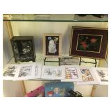 SHELF LOT, ASIAN JEWELRY BOX, WALL ART & MORE