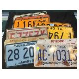 ASSORTTMENT OF LICENSE PLATES, ARIZONA,& MORE